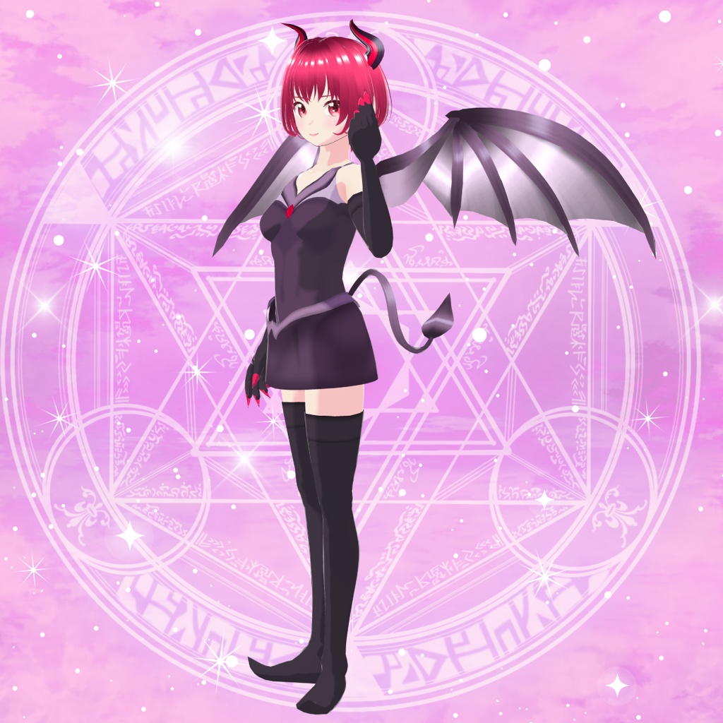【VRoid衣装&アバター】悪魔セット
