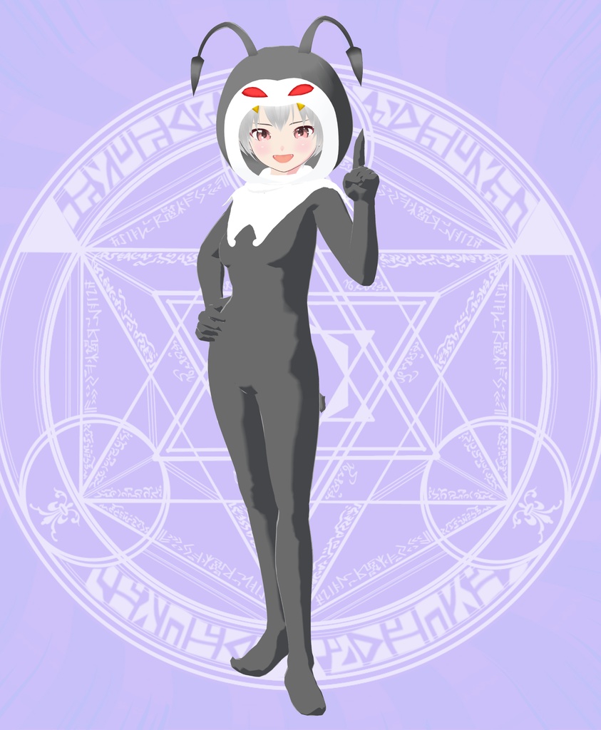 【VRoid衣装&アバター】あくまキグルミ