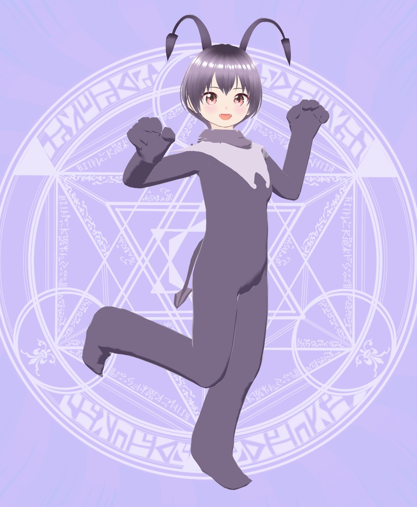 【VRoid衣装&アバター】あくまキグルミ