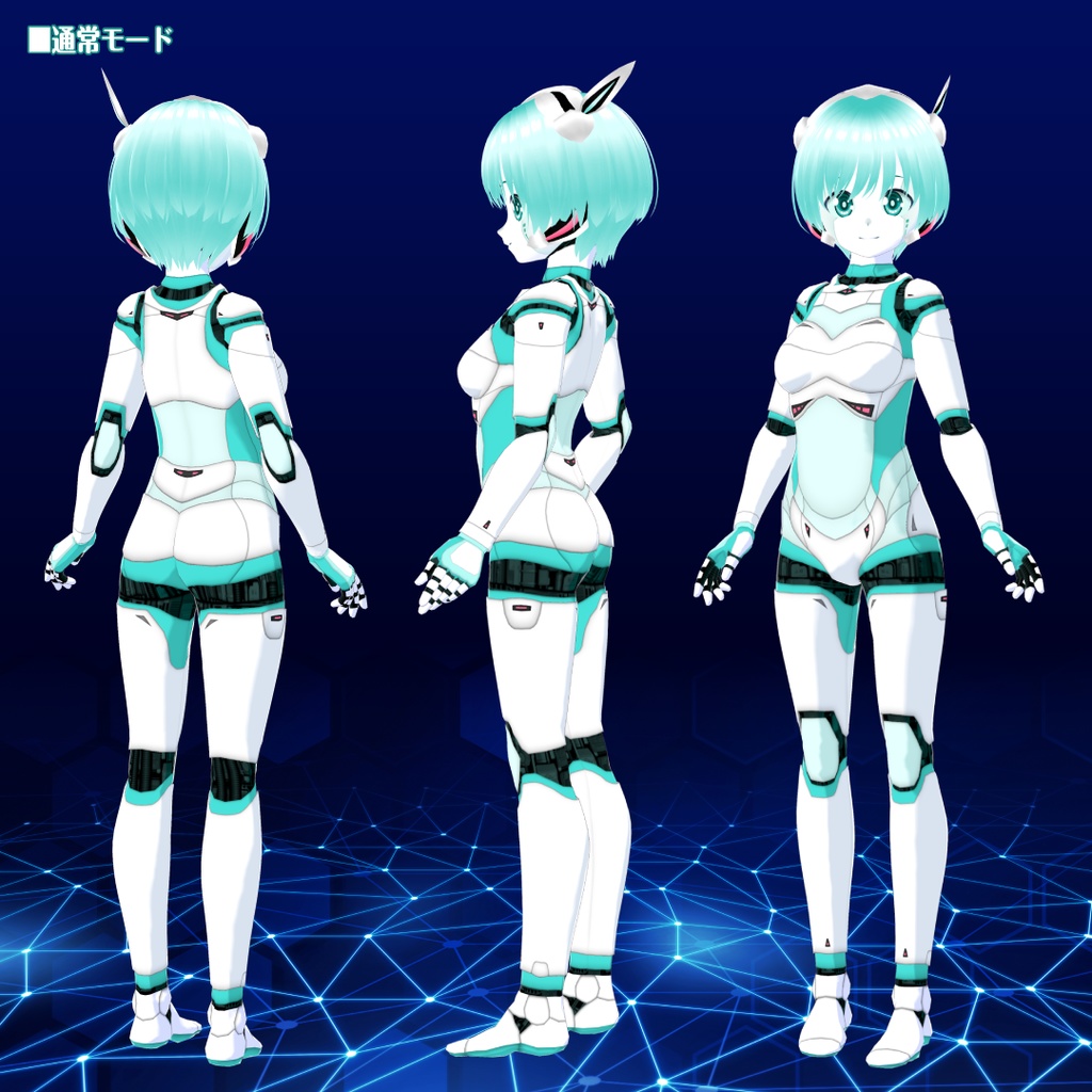 【VRoid衣装&アバター】VRoidロボ化セット