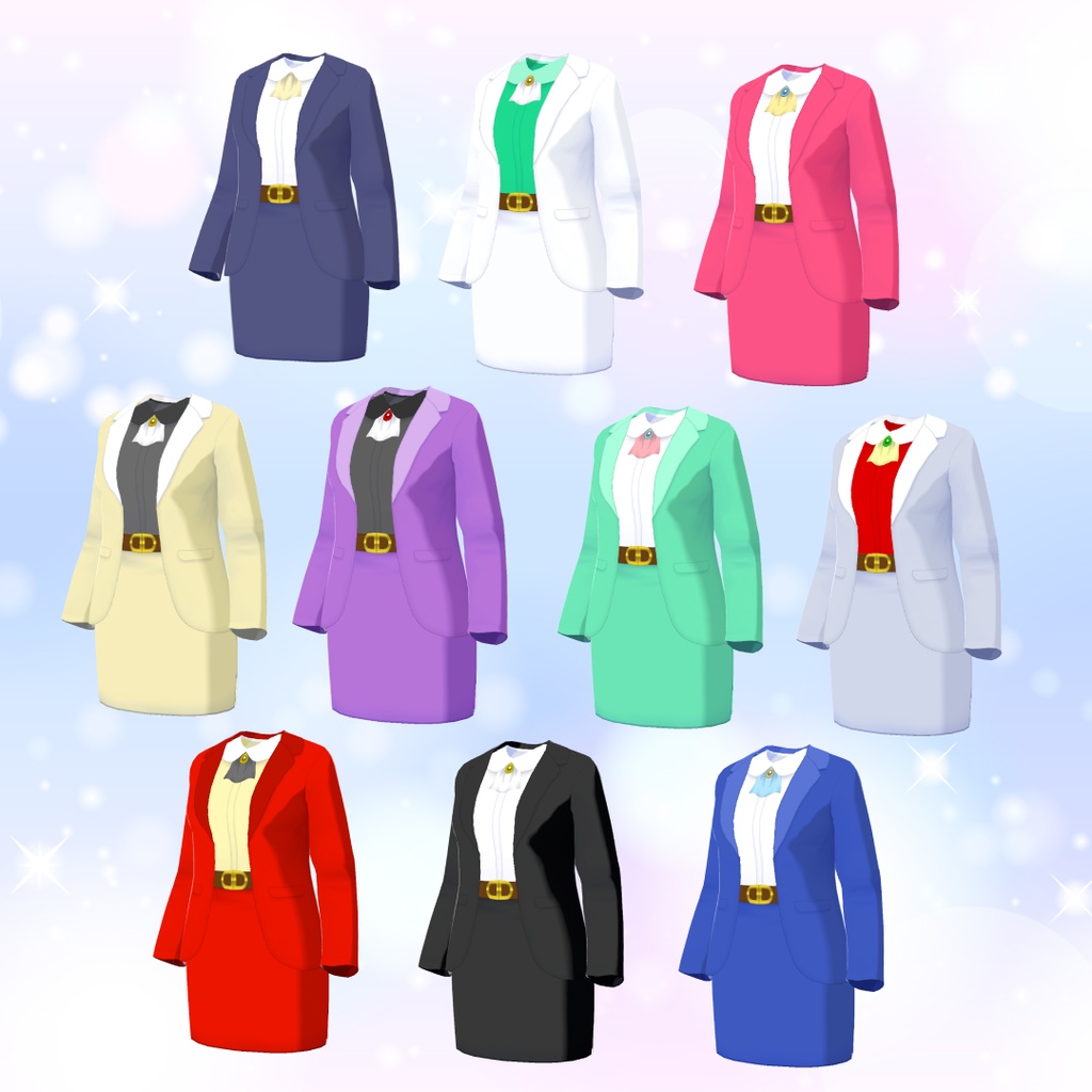【VRoid衣装】スーツセット