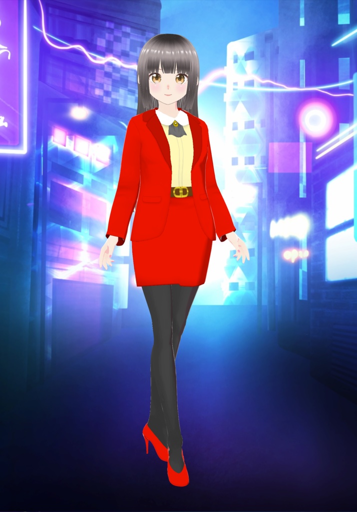 【VRoid衣装】スーツセット