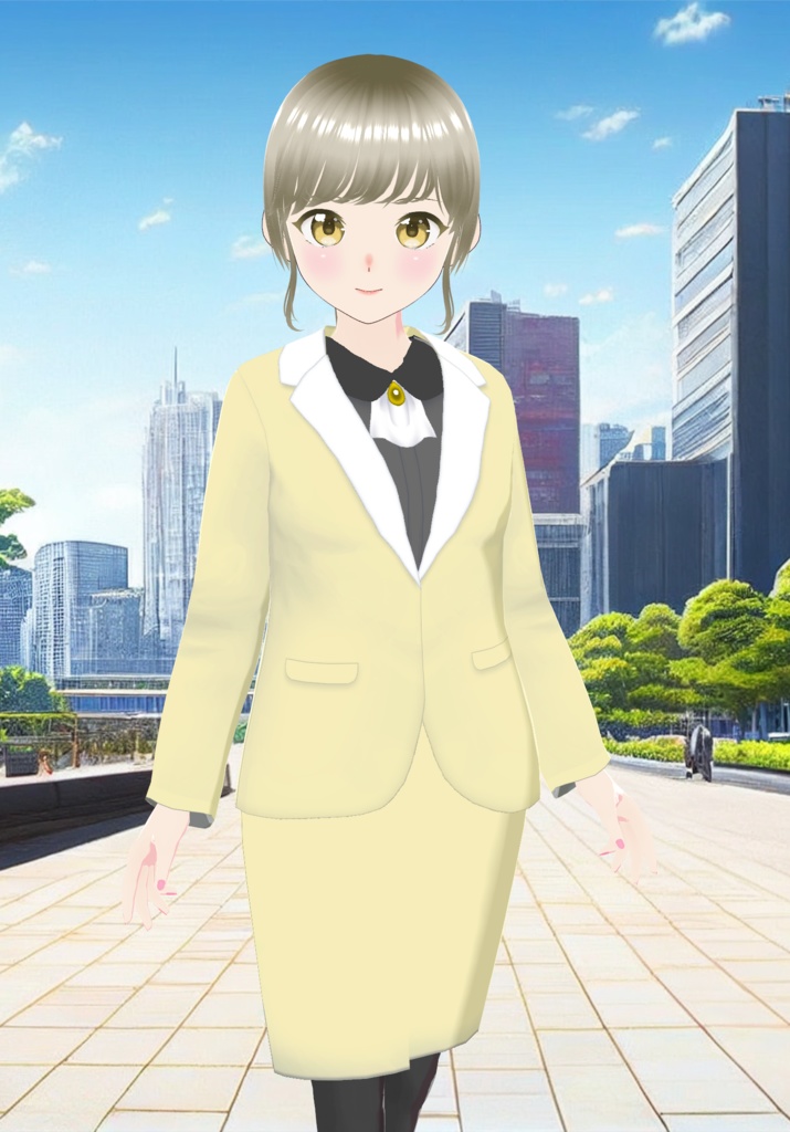 【VRoid衣装】スーツセット