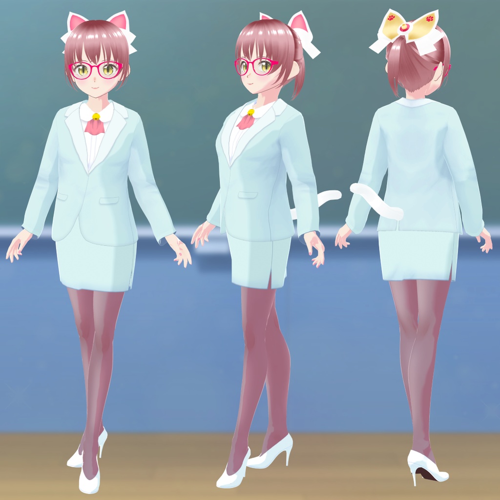 【VRoid衣装&アバター】ねこ先生
