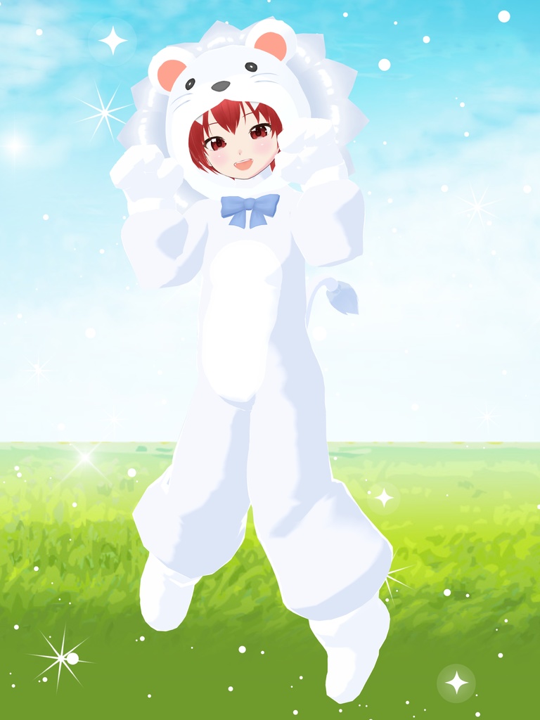 【ライオン】ファンシーどうぶつキグルミ13【VRoid衣装&アバター】