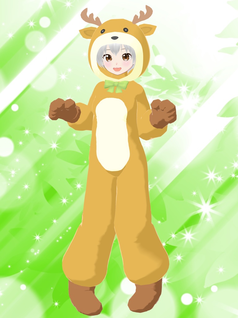 【シカ】ファンシーどうぶつキグルミ15【VRoid衣装&アバター】