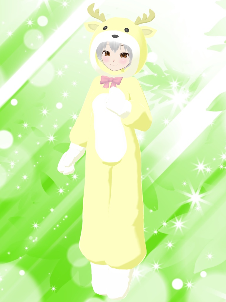 【シカ】ファンシーどうぶつキグルミ15【VRoid衣装&アバター】