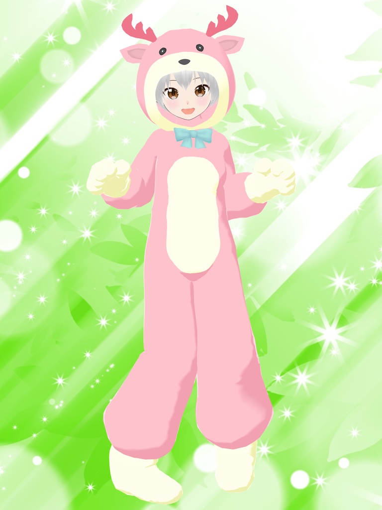 【シカ】ファンシーどうぶつキグルミ15【VRoid衣装&アバター】