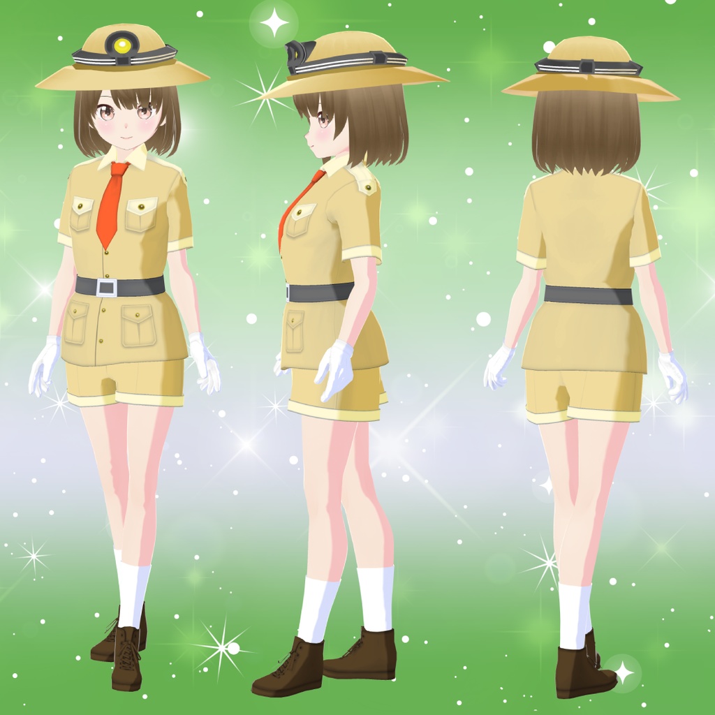 【VRoid衣装&アバター】ねこみみ探検隊