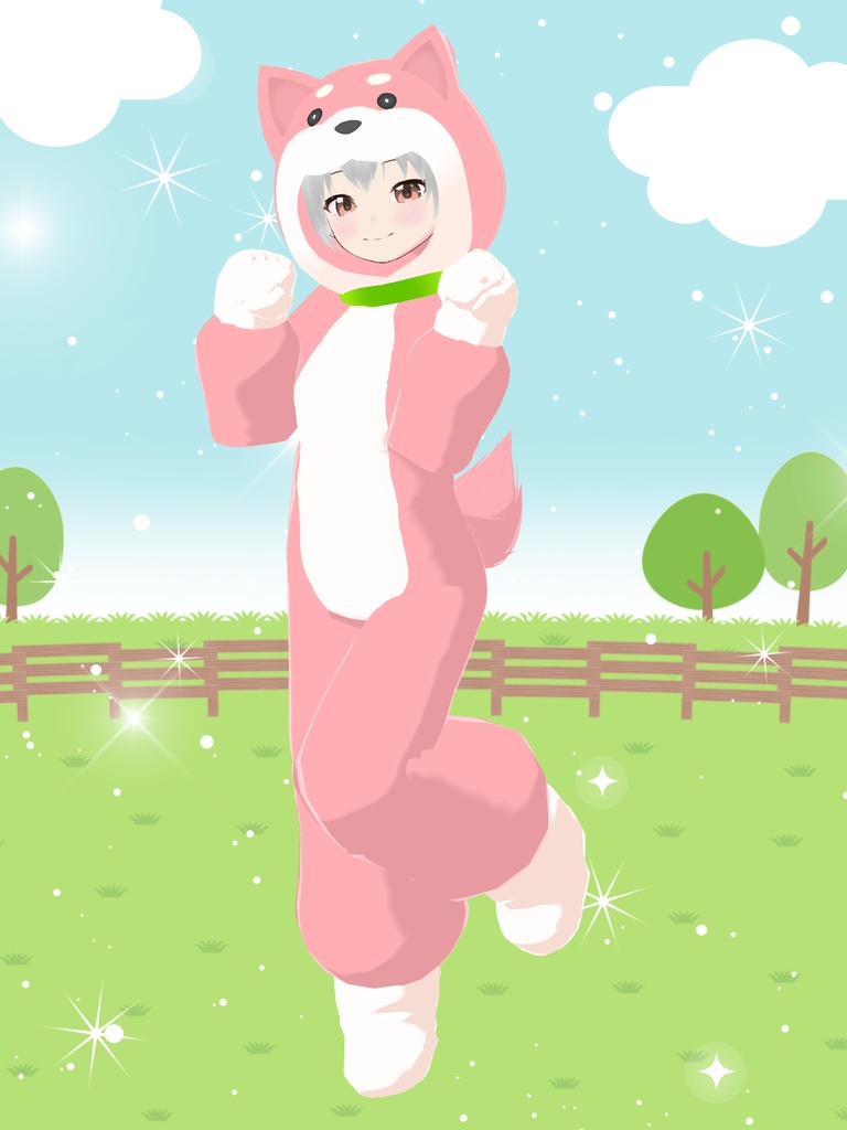 【柴犬】ファンシーどうぶつキグルミ16【VRoid衣装&アバター】