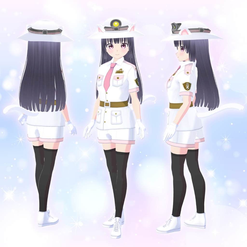 【VRoid衣装&アバター】ねこみみ探検隊4