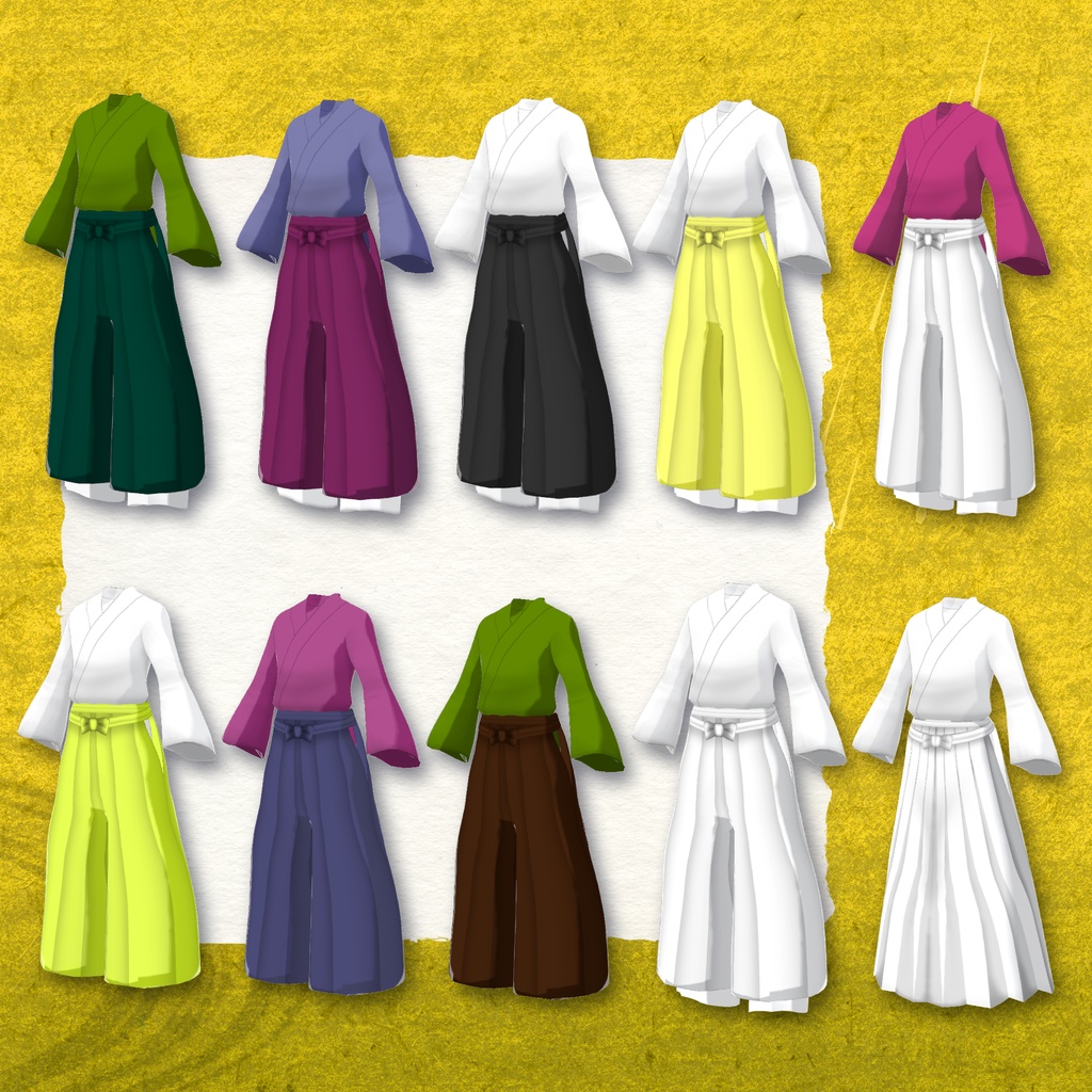 【VRoid用衣装】平安装束【狩衣】