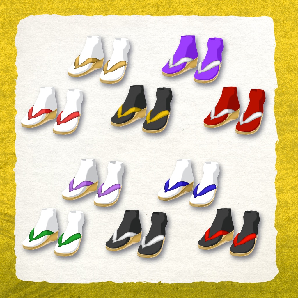 【VRoid用衣装】十二単衣(じゅうにひとえ)【平安装束】