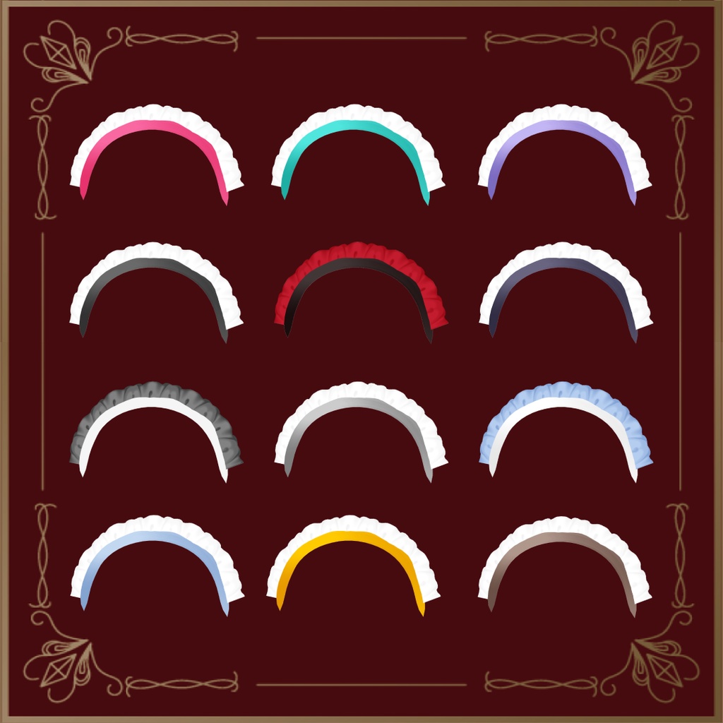 メイド服セット【VRoid衣装】