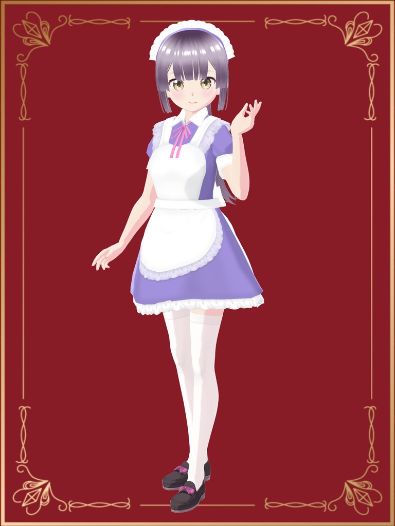 猫耳メイドにゃん【VRoid衣装&アバター】