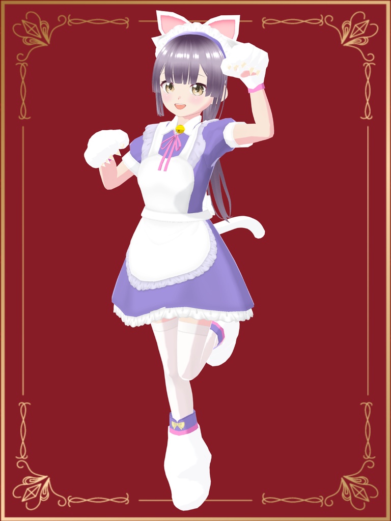 猫耳メイドにゃん【VRoid衣装&アバター】