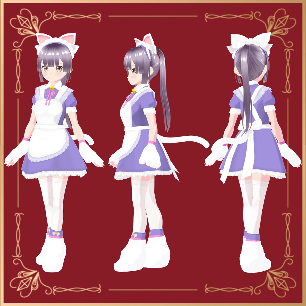 猫耳メイドにゃん【VRoid衣装&アバター】