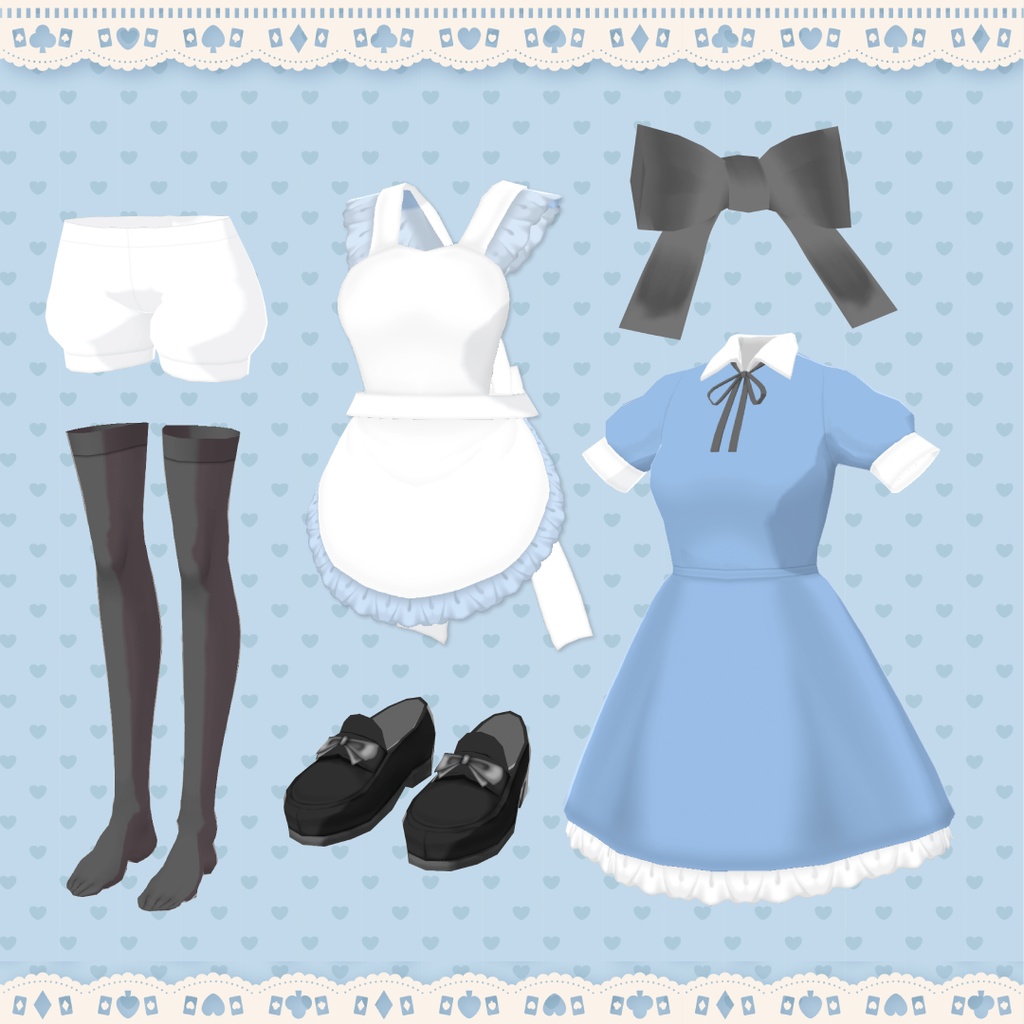 アリス【VRoid衣装&アバター】