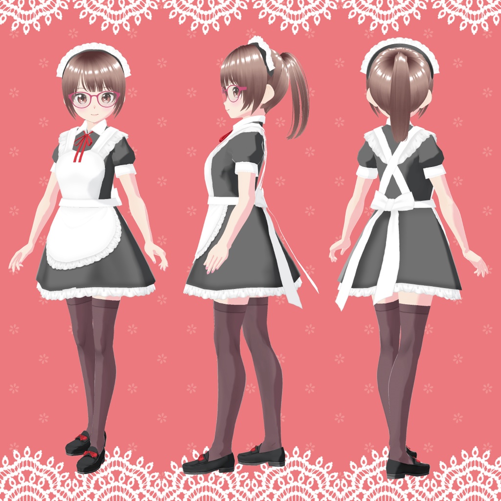 メイドさん【VRoid衣装&アバター】