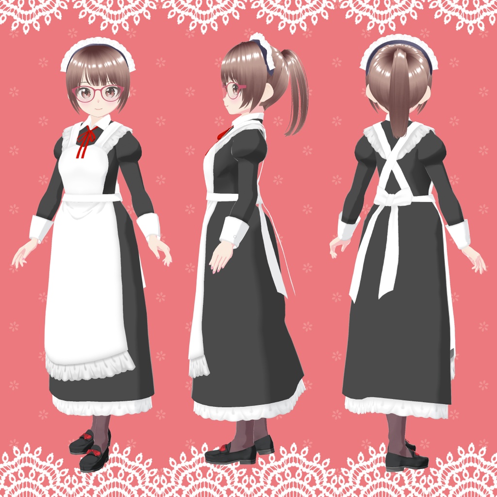 メイドさん【VRoid衣装&アバター】