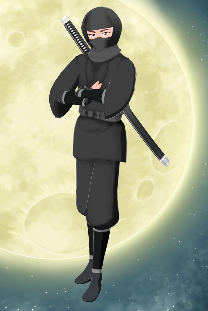 忍者セット【VRoid衣装&アバター】