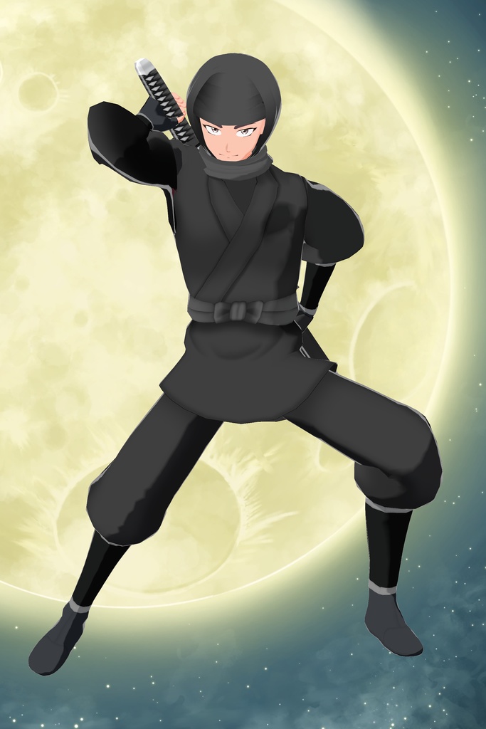 忍者セット【VRoid衣装&アバター】