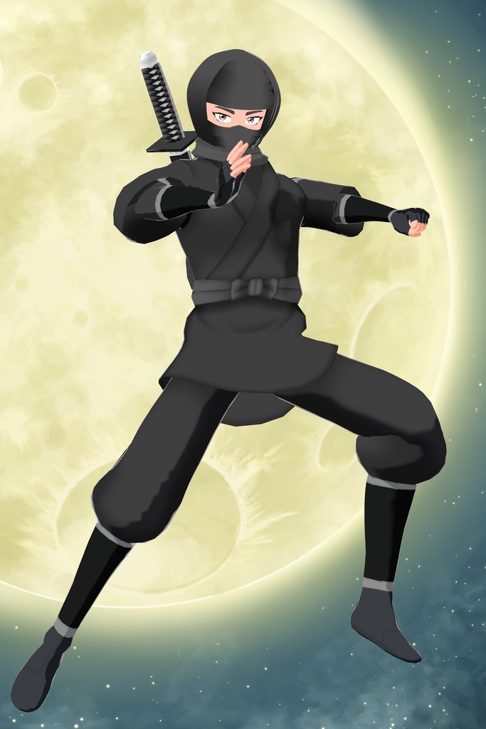 忍者セット【VRoid衣装&アバター】