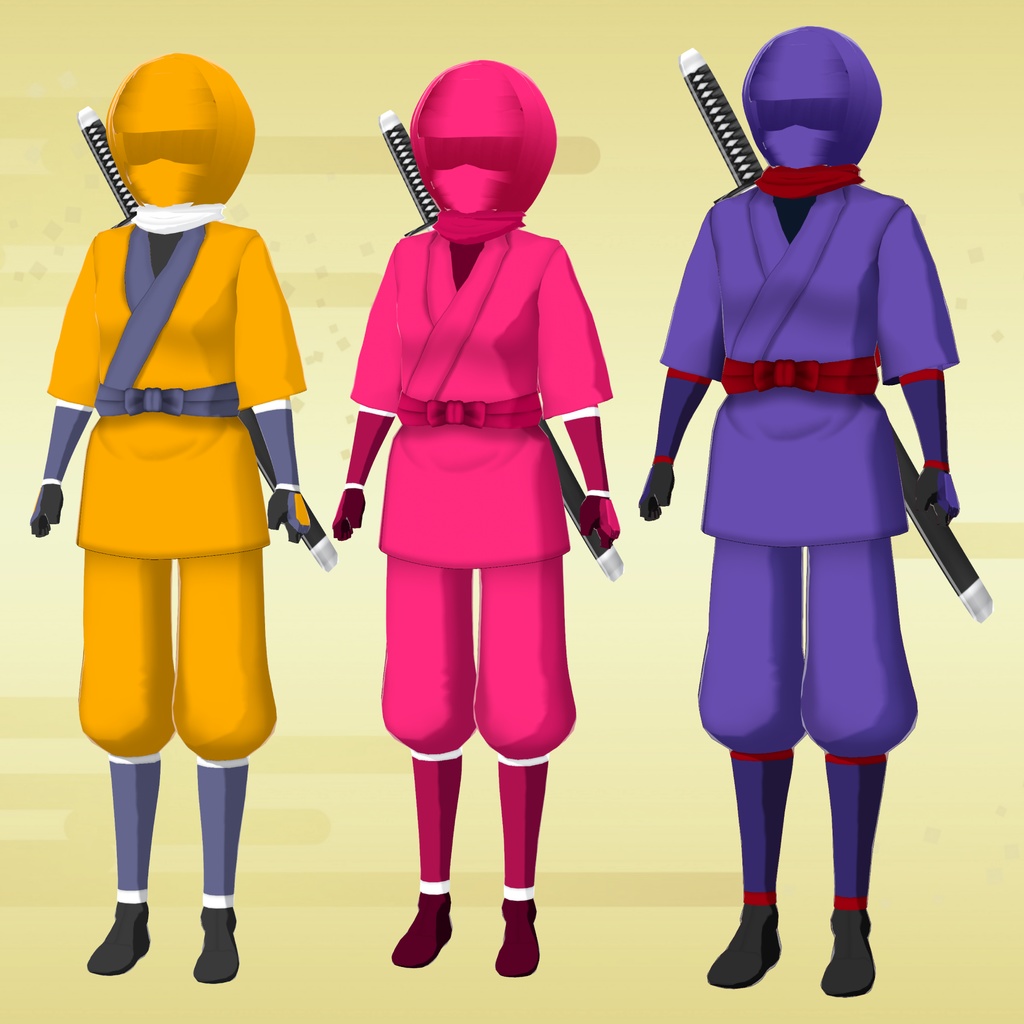 忍装束セット【VRoid衣装】
