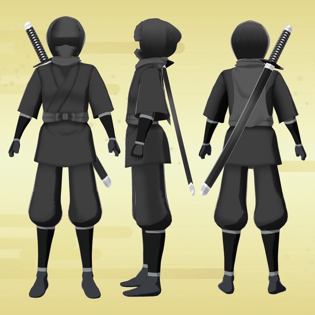 忍装束セット【VRoid衣装】