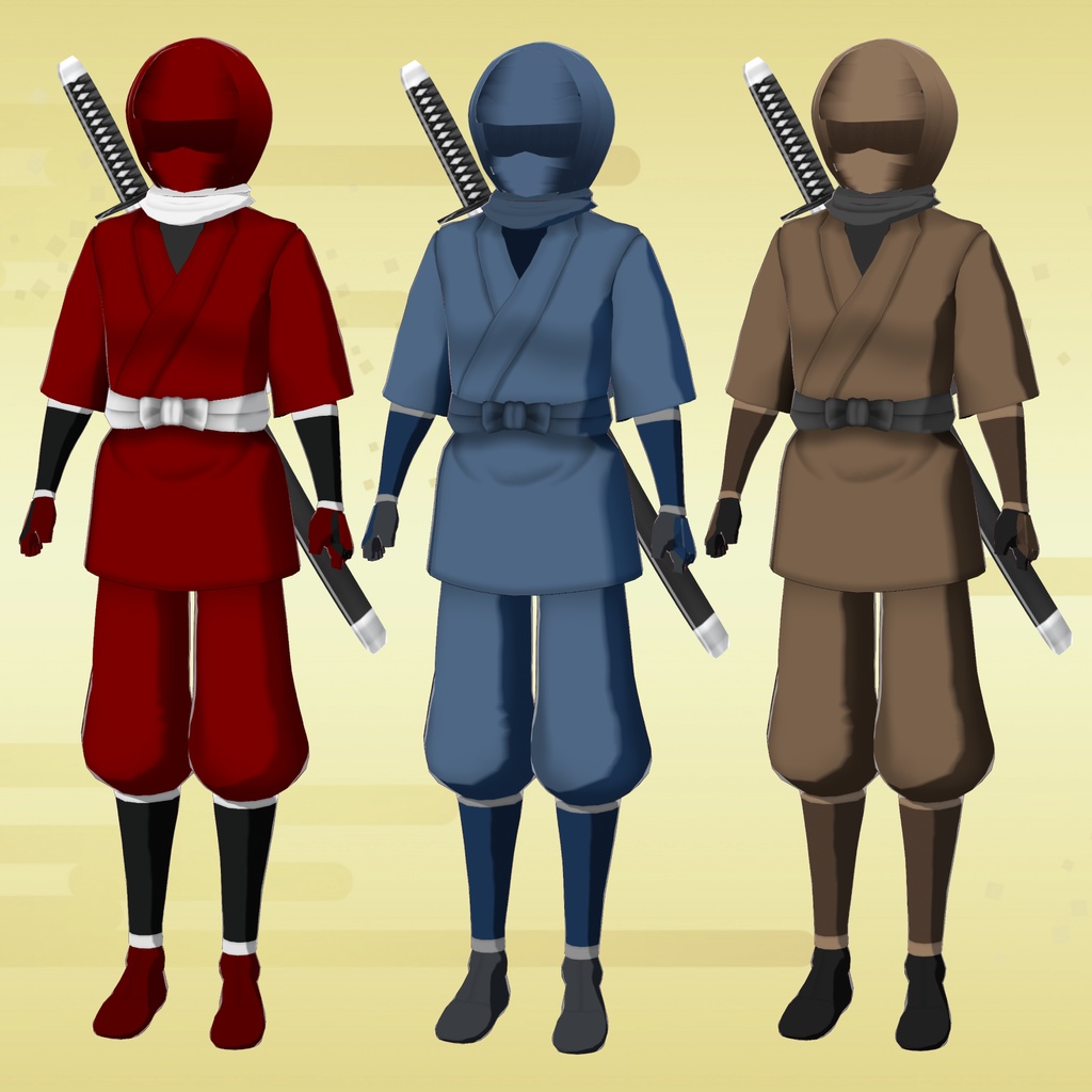 忍装束セット【VRoid衣装】
