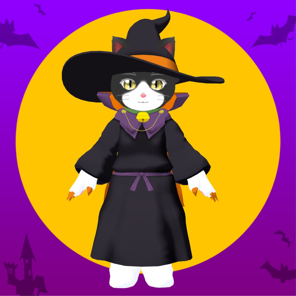 魔女ねこちゃん【VRoidアバター】