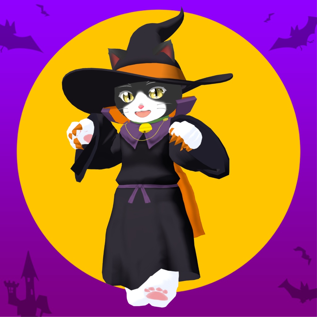 魔女ねこちゃん【VRoidアバター】