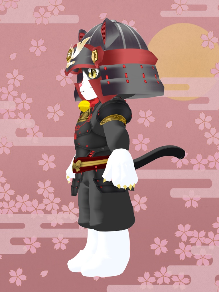 武者ねこちゃん【VRoidアバター】