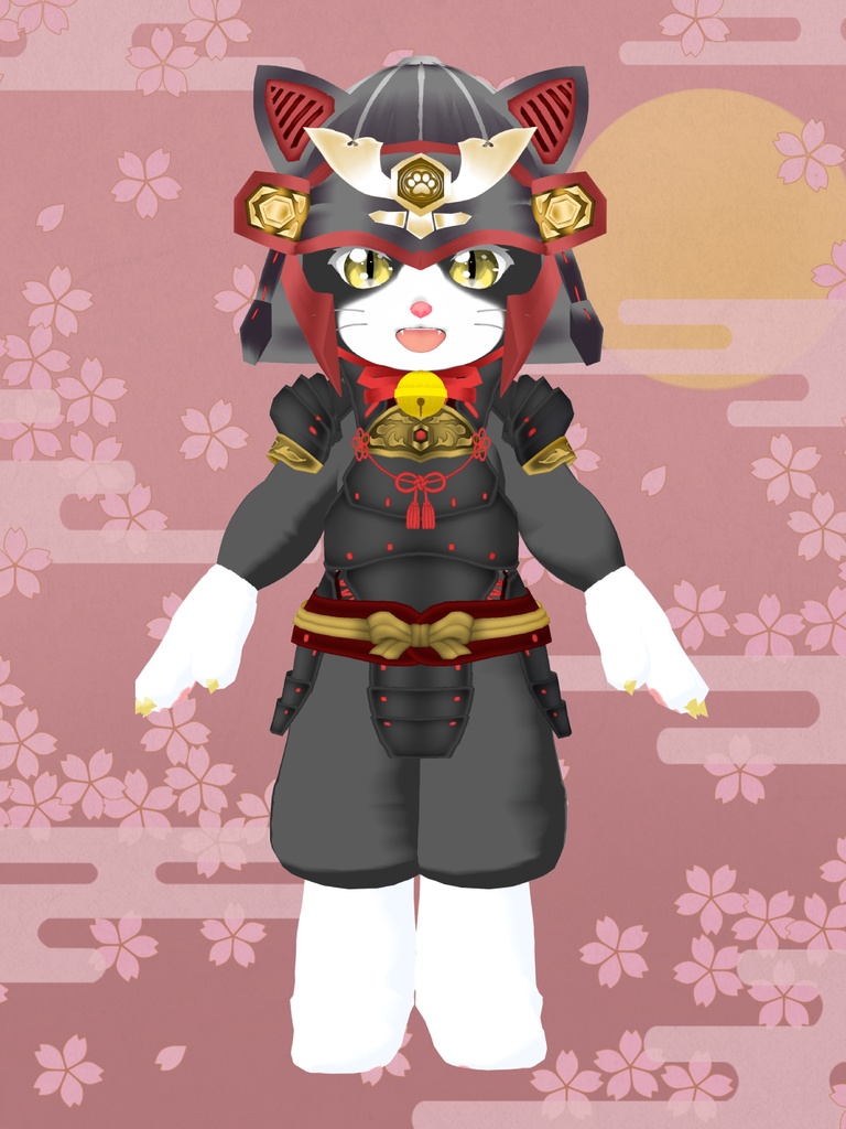 武者ねこちゃん【VRoidアバター】