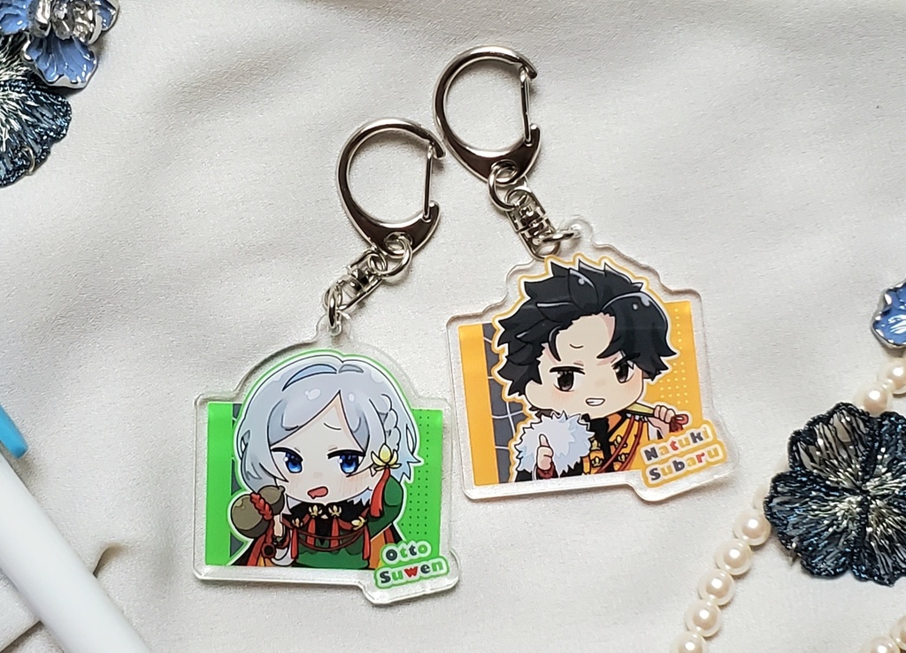 オットー アクリルキーホルダー(チャイナ衣装/描き下ろし)