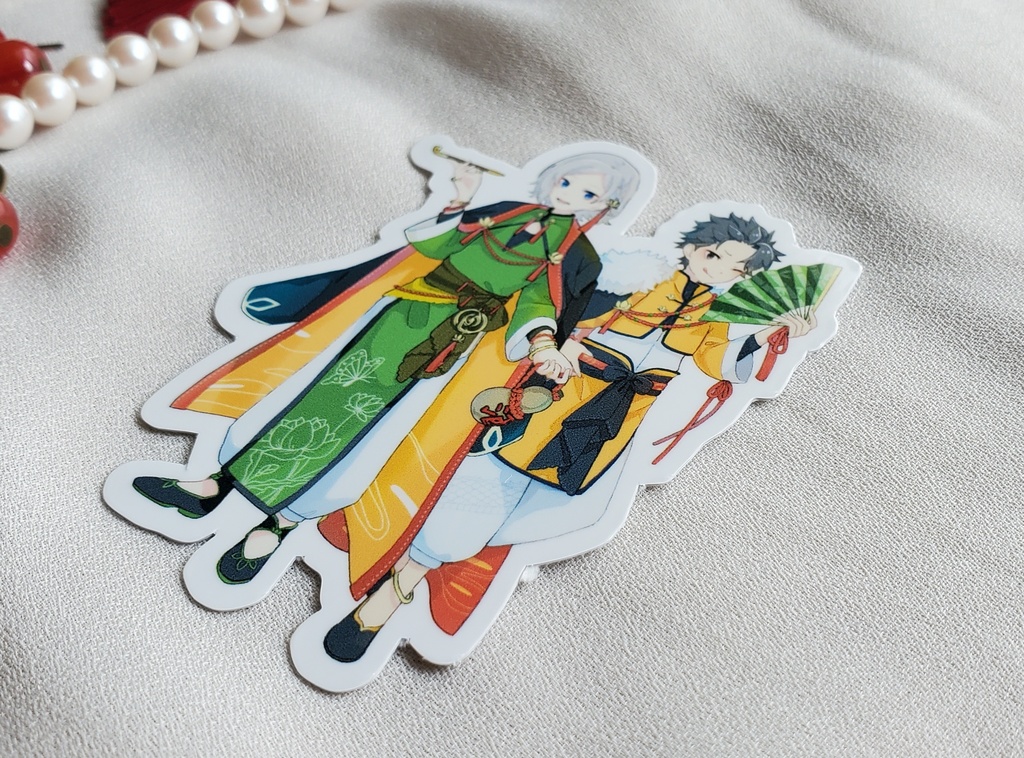 スバル&オットー/スマホステッカー