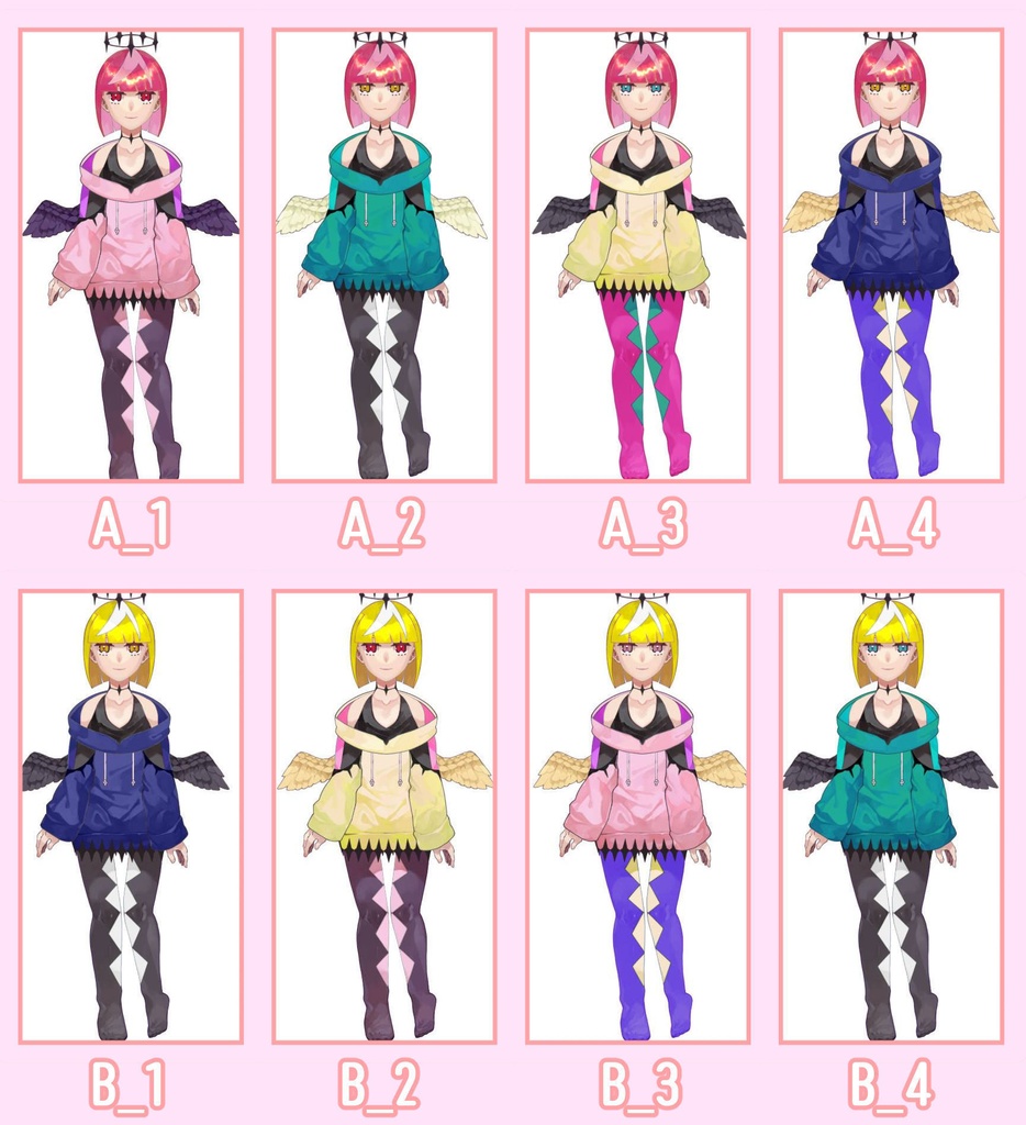 【無料/汎用Live2Dモデル】DARU-Angel【VtubeStudio対応】