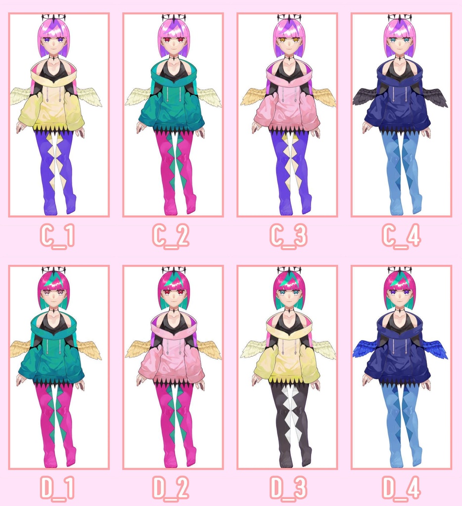 【無料/汎用Live2Dモデル】DARU-Angel【VtubeStudio対応】