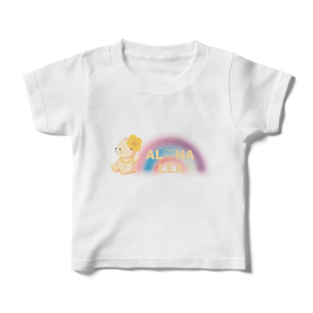 ハイビスカスベアTシャツ/100cm