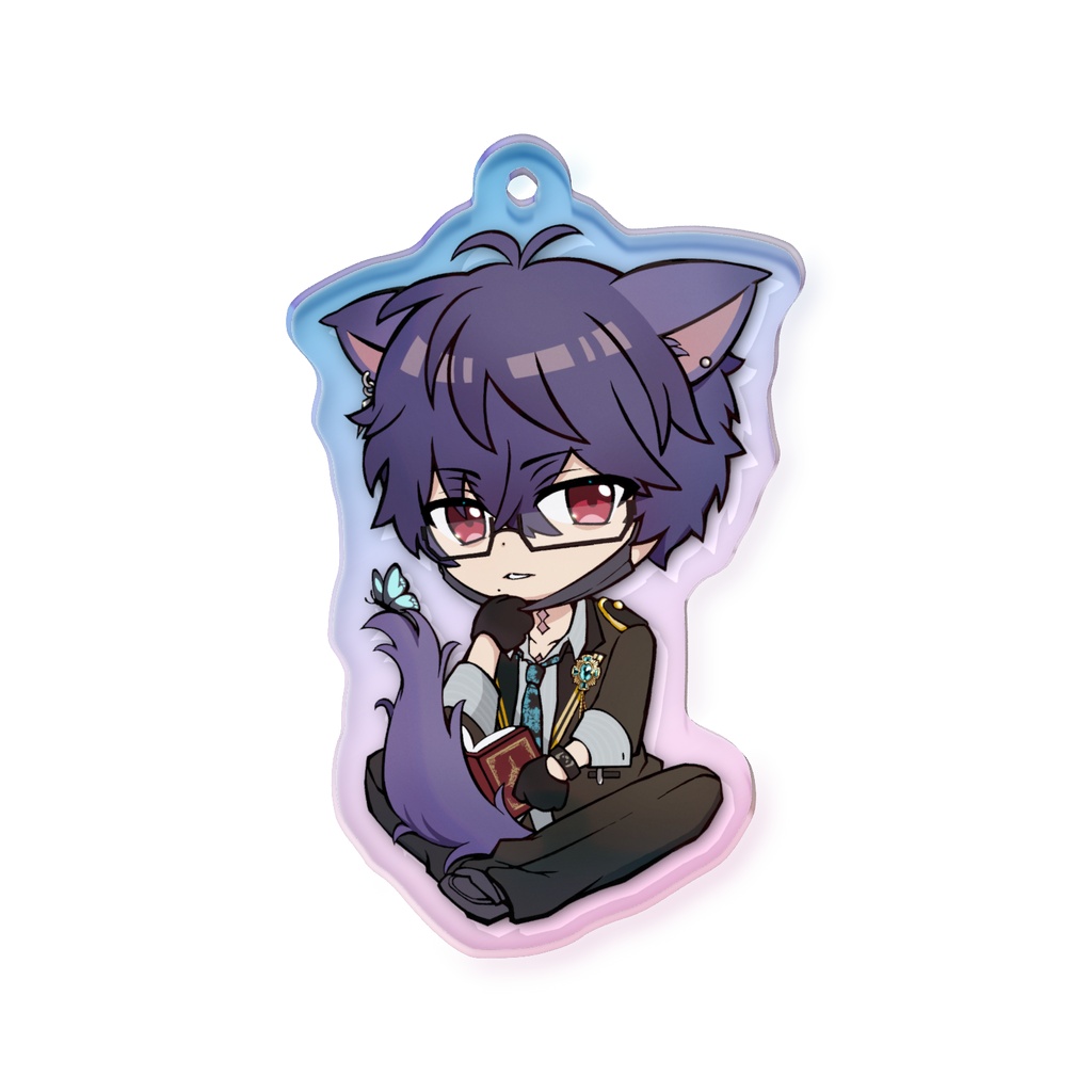 猫耳桐崎次郎／オーロラアクリルキーホルダー