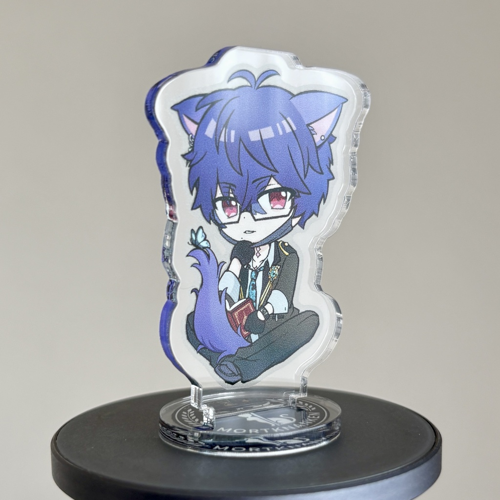 猫耳桐崎次郎/ミニアクリルスタンド(壁紙付き)