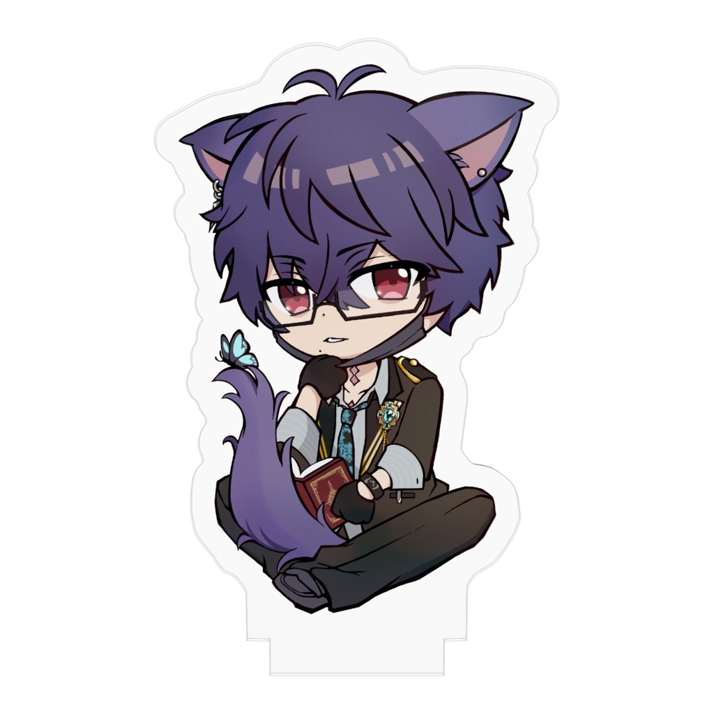 猫耳桐崎次郎/ミニアクリルスタンド(壁紙付き)