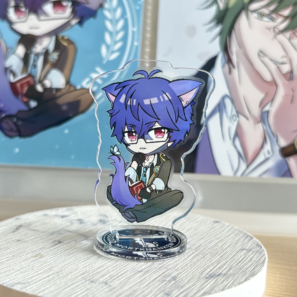 猫耳桐崎次郎/ミニアクリルスタンド(壁紙付き)