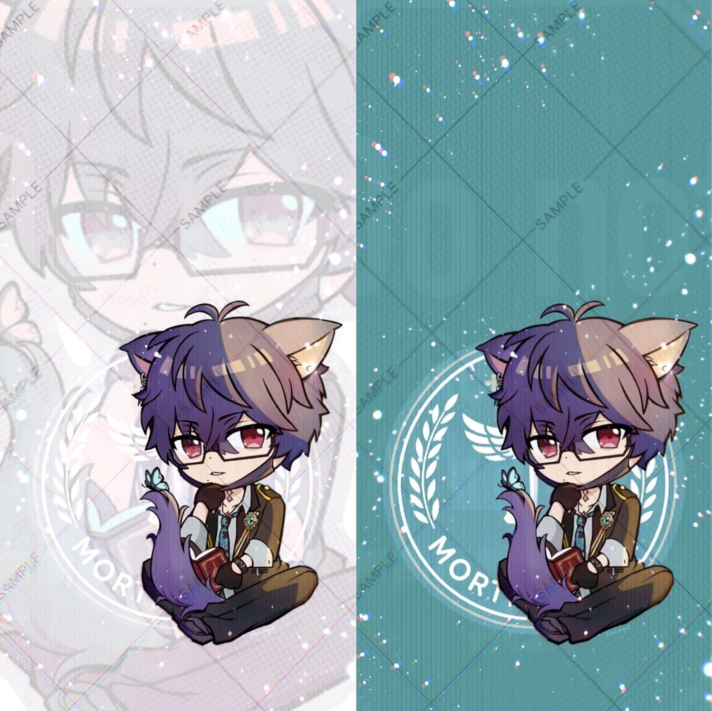 猫耳桐崎次郎/ミニアクリルスタンド(壁紙付き)