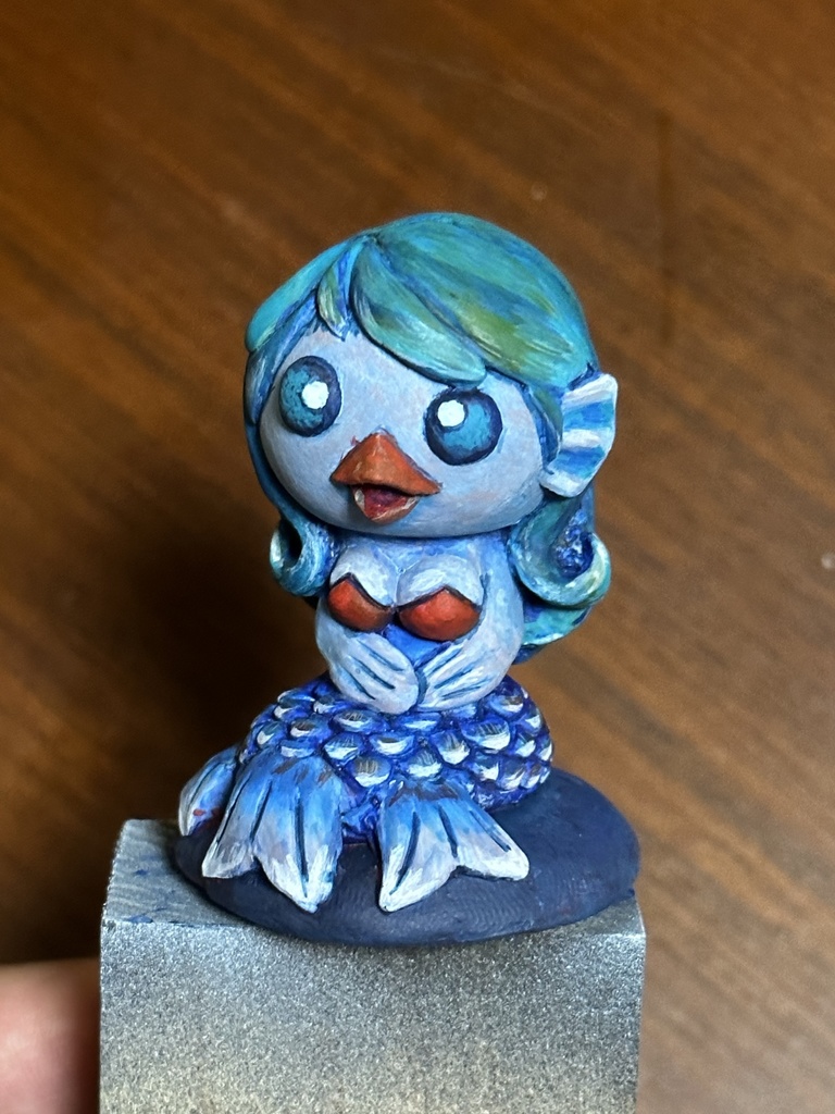 アマビエ様　「お座りビエちゃん」