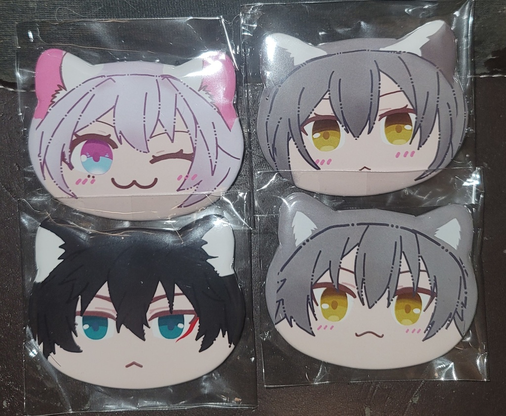 にゃんこ缶バッジ