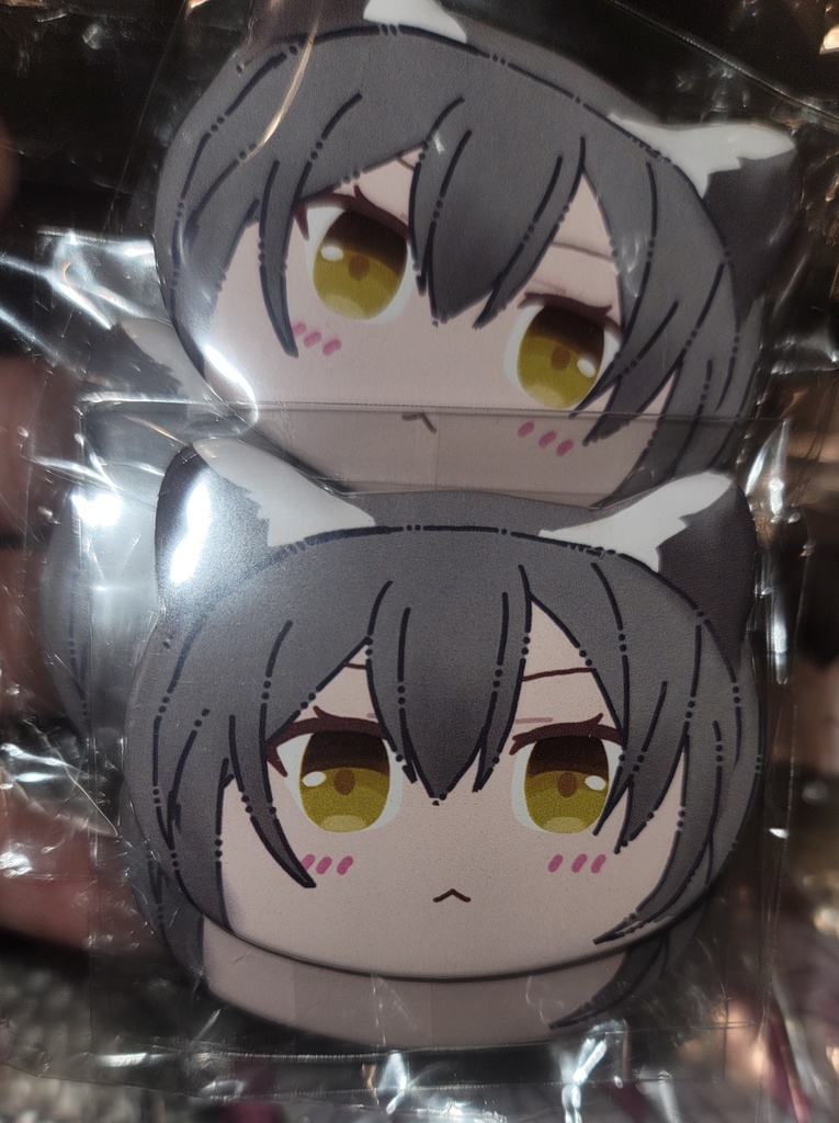 にゃんこ缶バッジ