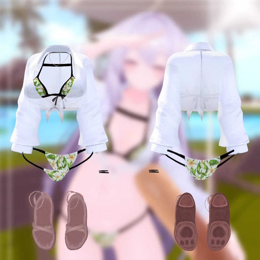 【PB対応】ハワイアン ビキニ ( セレスティア用 )