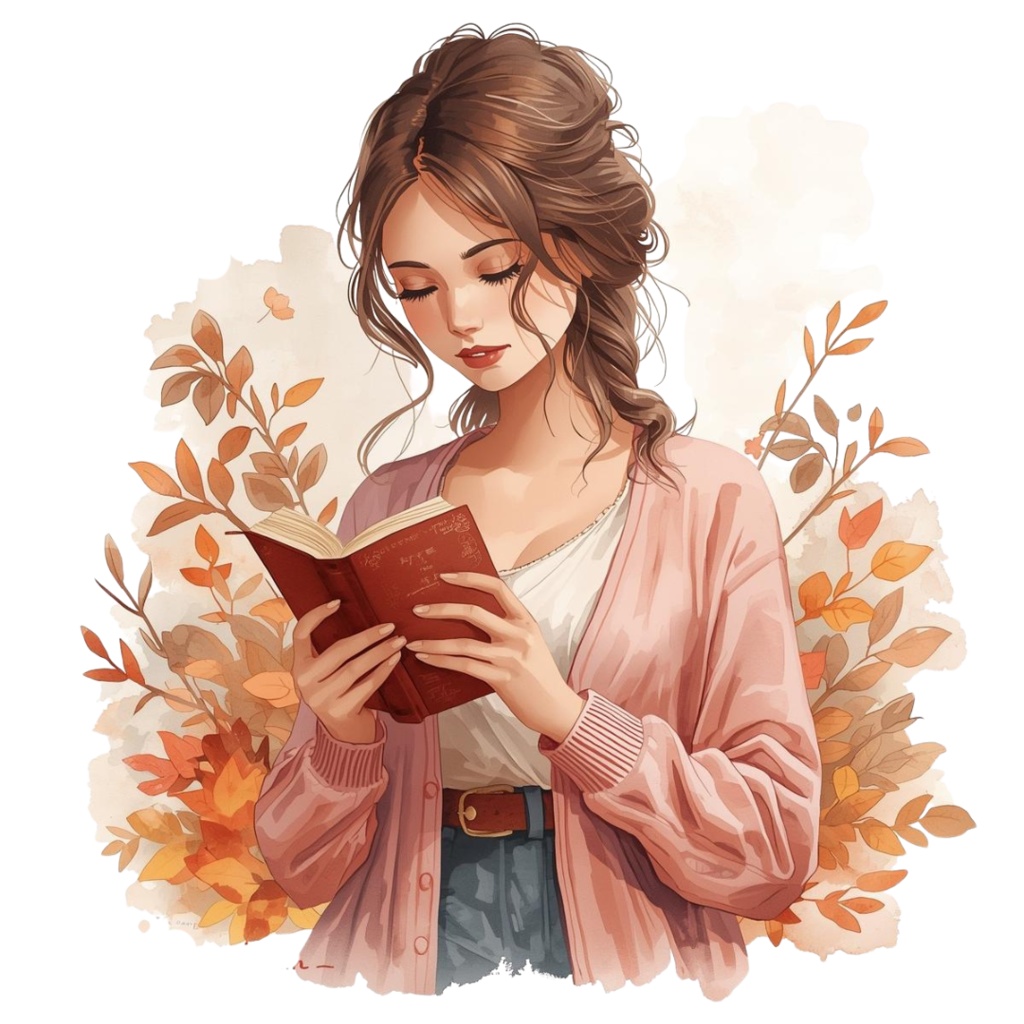 水彩画風アンティーク可愛い秋シリーズ クリップアート12点セット(PNG背景透過