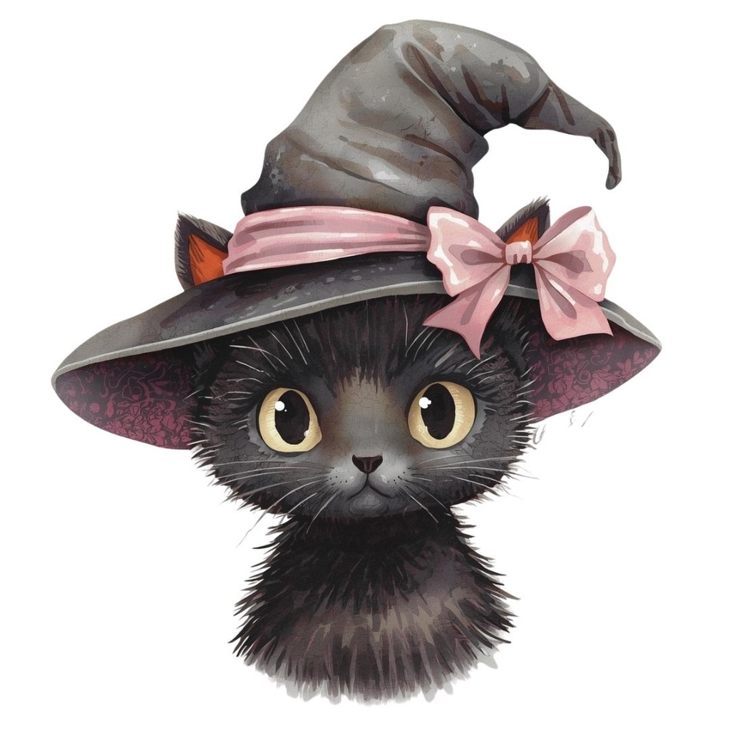 ハロウィンをテーマにした、水彩画タッチの可愛いクリップアート20点セットです。